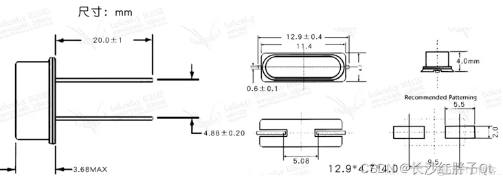 硬件开发笔记（八）: 硬件开发基本流程，制作一个USB转RS232的模块（七）：创建基础DIP元器件（晶振）封装并关联原理图元器件_插入图片_02